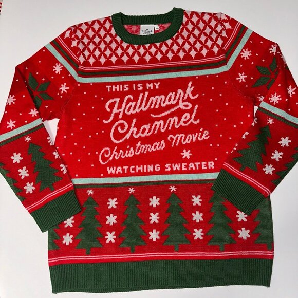 NEW HALLMARK CHRISTMAS MOVIE SWEATER - Picture 1 of 7